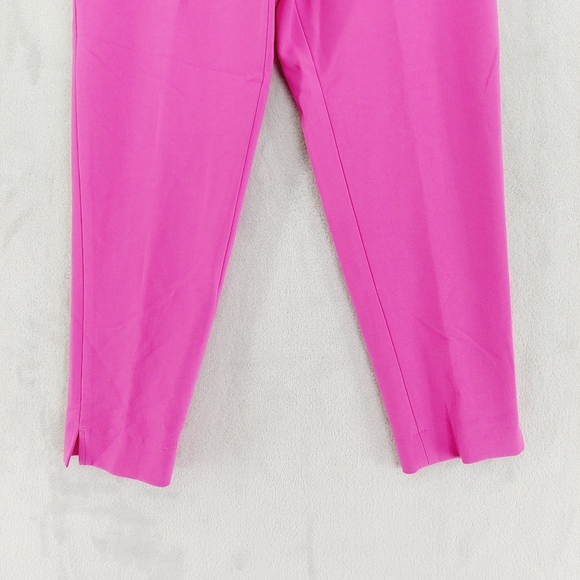 NEW French Connection Bright Pink Drawstring Athleisure Casual Pants P4706 - Picture 2 of 8